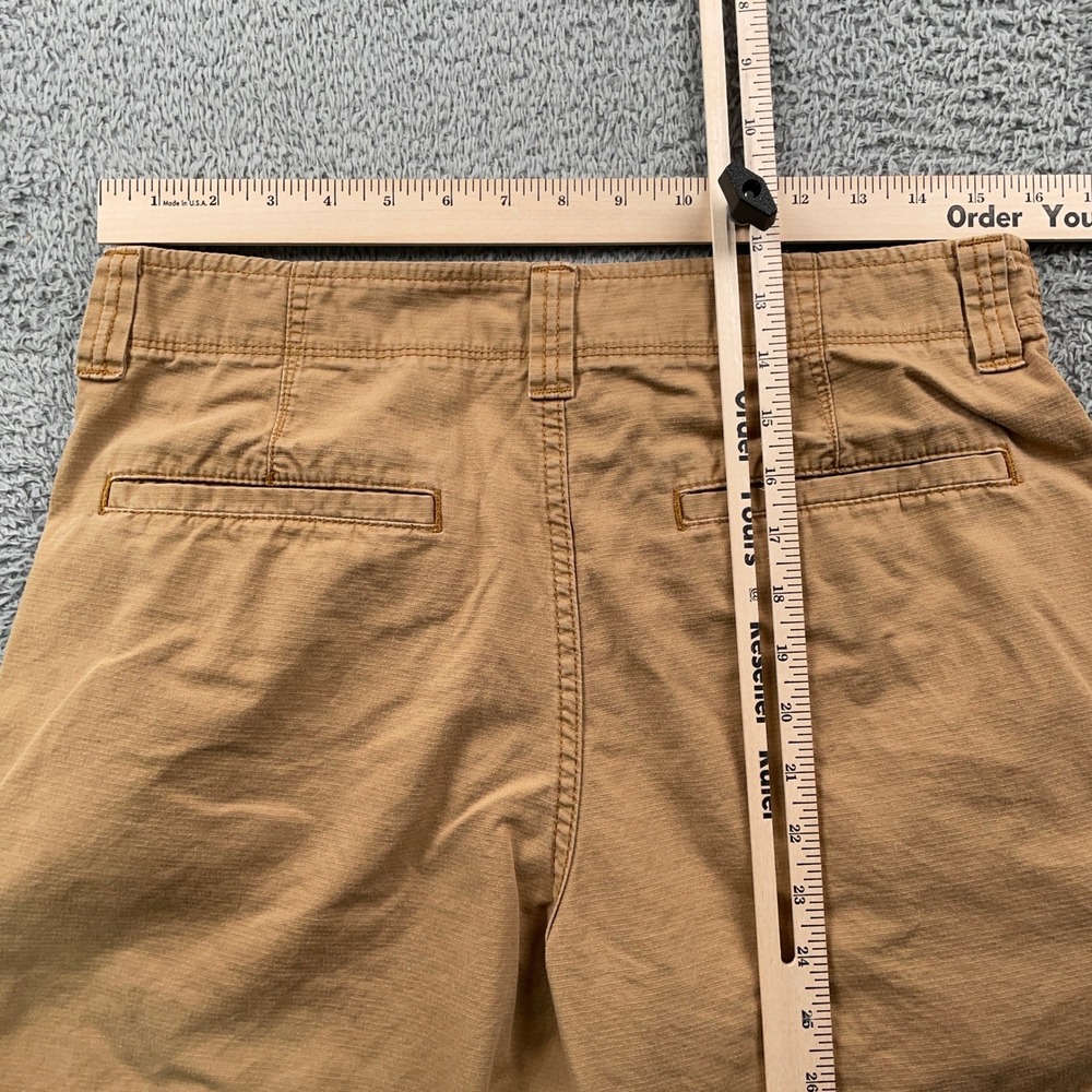Wrangler Cargo Shorts Mens 32 Brown Cotton Casual Outdoor Workwear Hiking - Picture 3 of 8